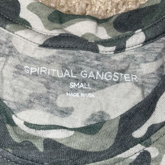 NEW Spiritual Gangster Choose Happiness Camo Tank - Picture 2 of 4